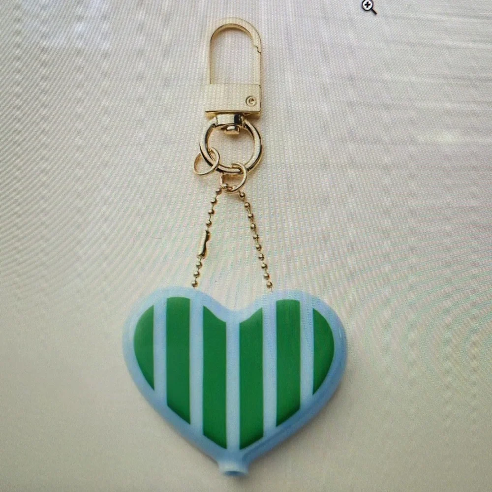 Striped Heart Coin Purse Bag Charm Keychain - kate spade new york x Target